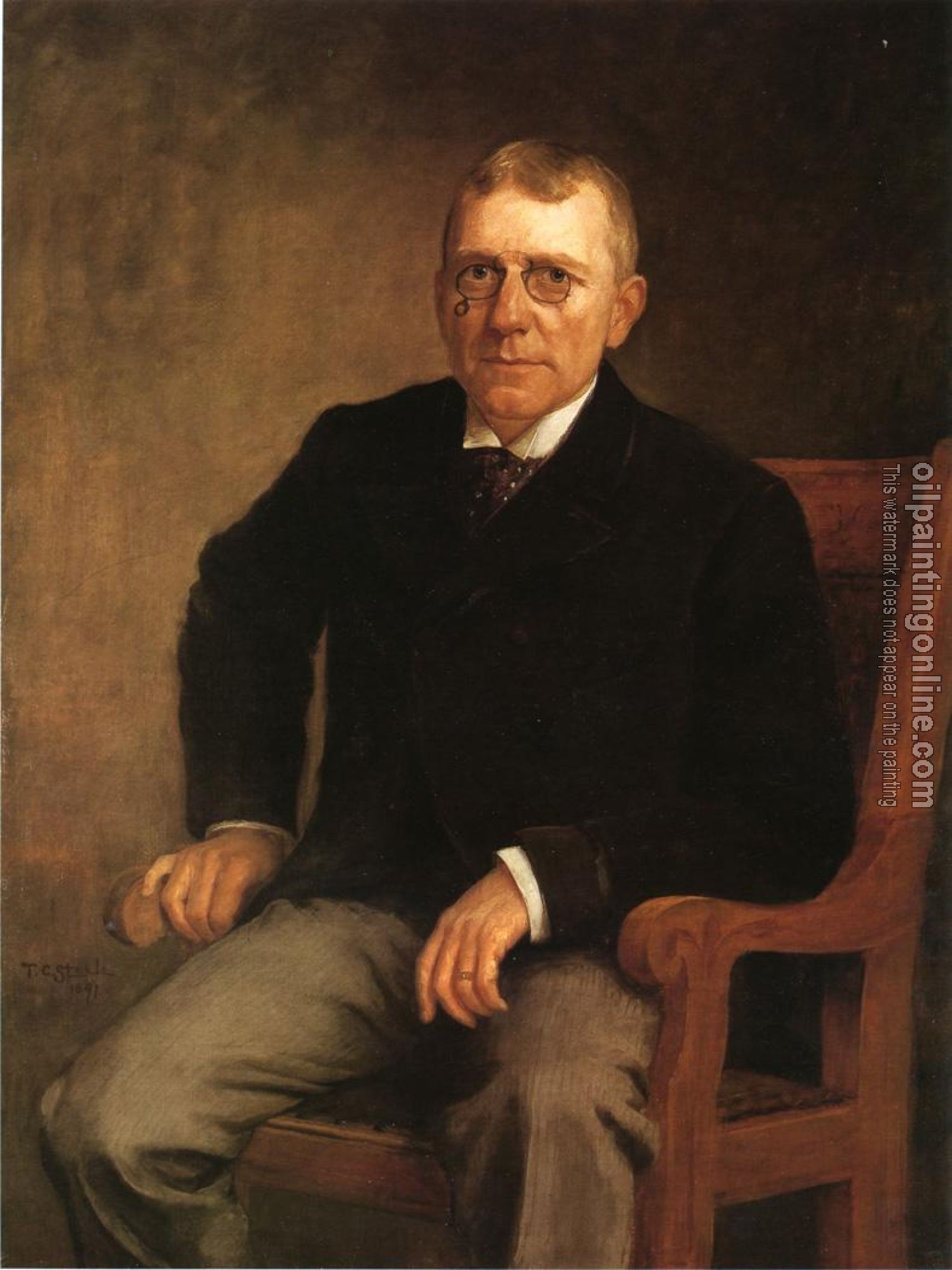 Steele, Theodore Clement - Portrait of James Whitcomb Riley